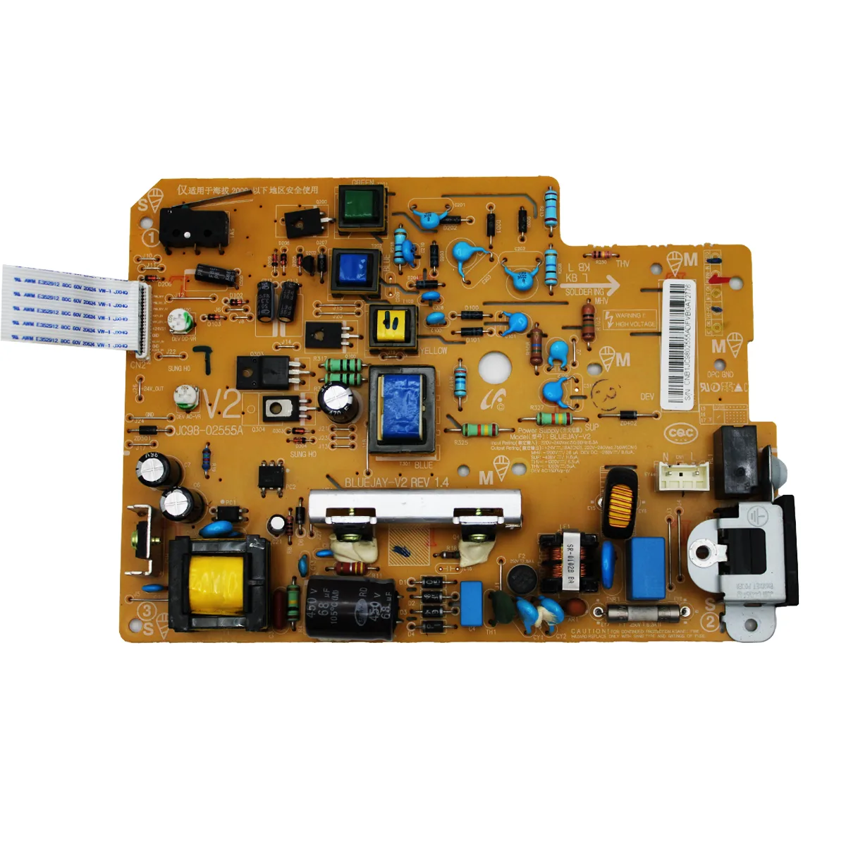 Power Supply Board for Samsung Xpress M2020 / M2020W / M2021 / M2021W Laser Printer – JC44-00272A / JC44-00272B