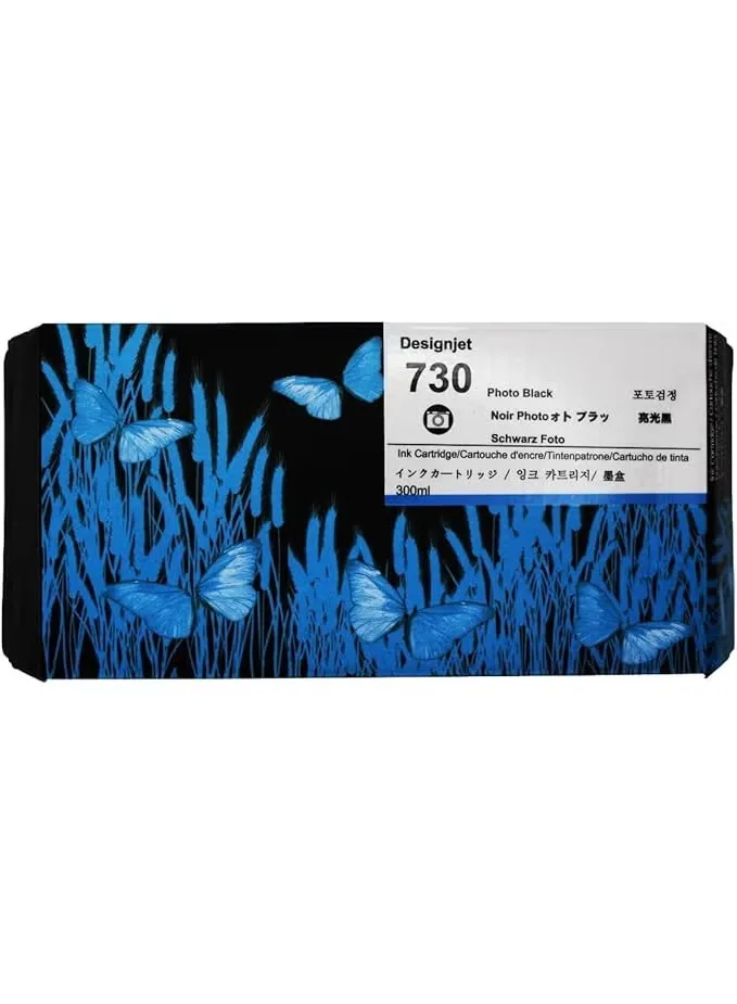 HP 730 Photo Black Ink Cartridge P2V68A for HP DesignJet T1600 T1700 T2600 Plotter Printers - Image 3