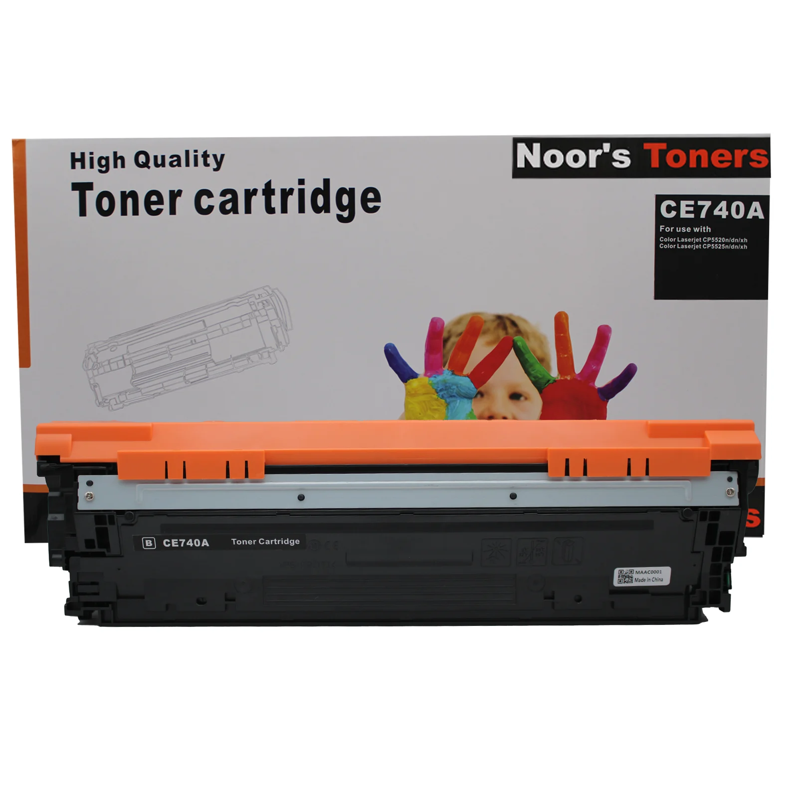 HP 307A Toner Cartridge Set CE740A CE741A CE742A CE743A Black Cyan Yellow Magenta for HP Color LaserJet CP5225 Series Printers