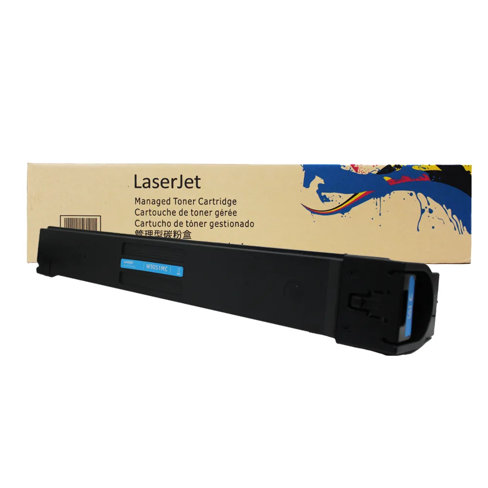 HP W9051MC Cyan Managed Toner Cartridge – For Color LaserJet Managed MFP E87640 / E87650 / E87660 Series