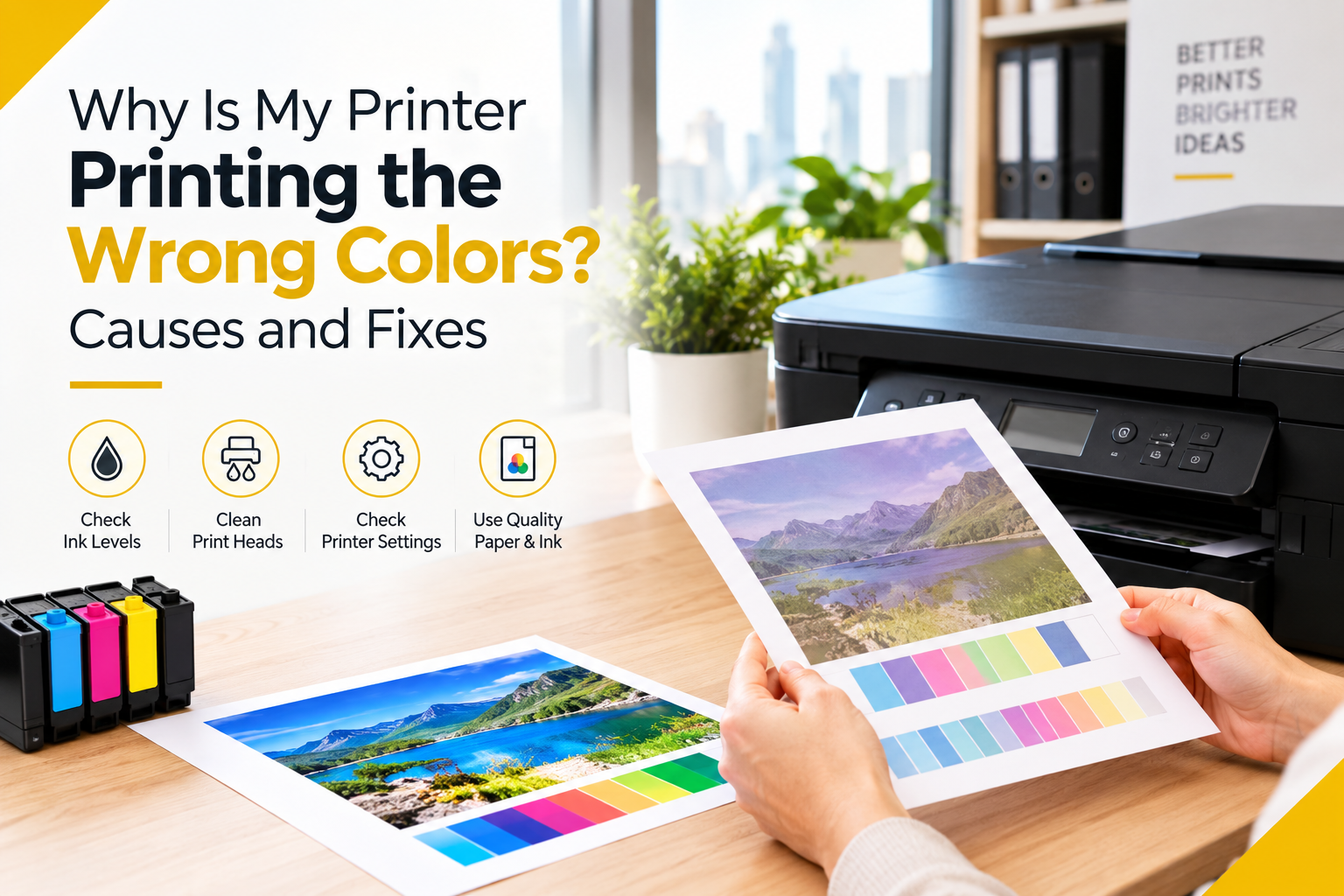 Why Is My Printer Printing the Wrong Colors? Causes and Fixes